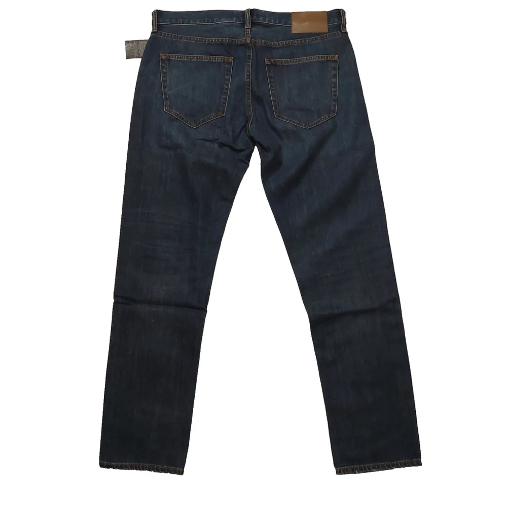 NWT Marc by Marc Jacobs MJ 117 Low Rise Slim Tapered Indigo Blue Jeans 33x34